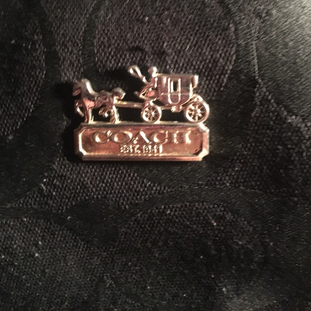 black coach backpack